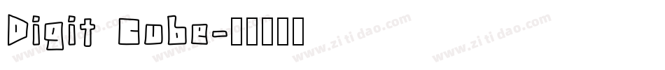 Digit Cube字体转换